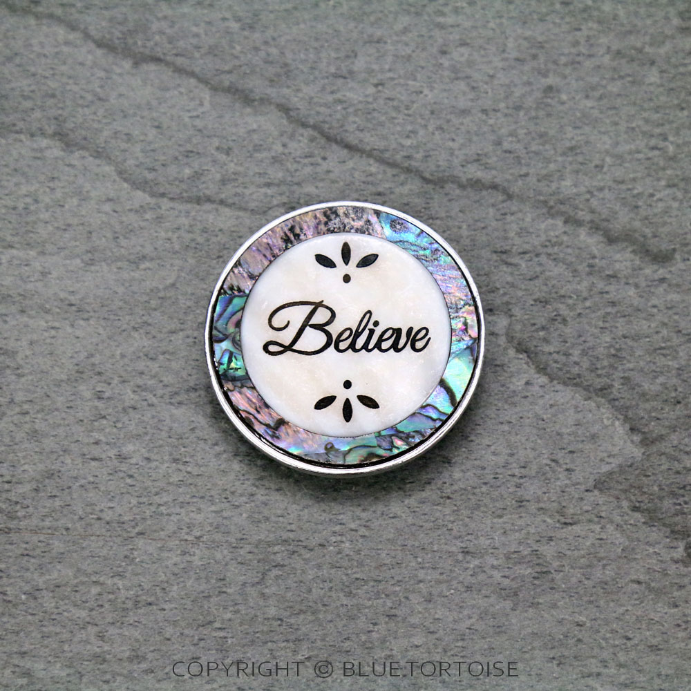 "Believe" Print Phone Grip & Stand
