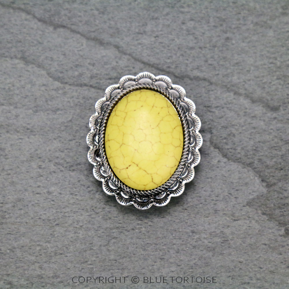 Oval Stone Phone Grip & Stand