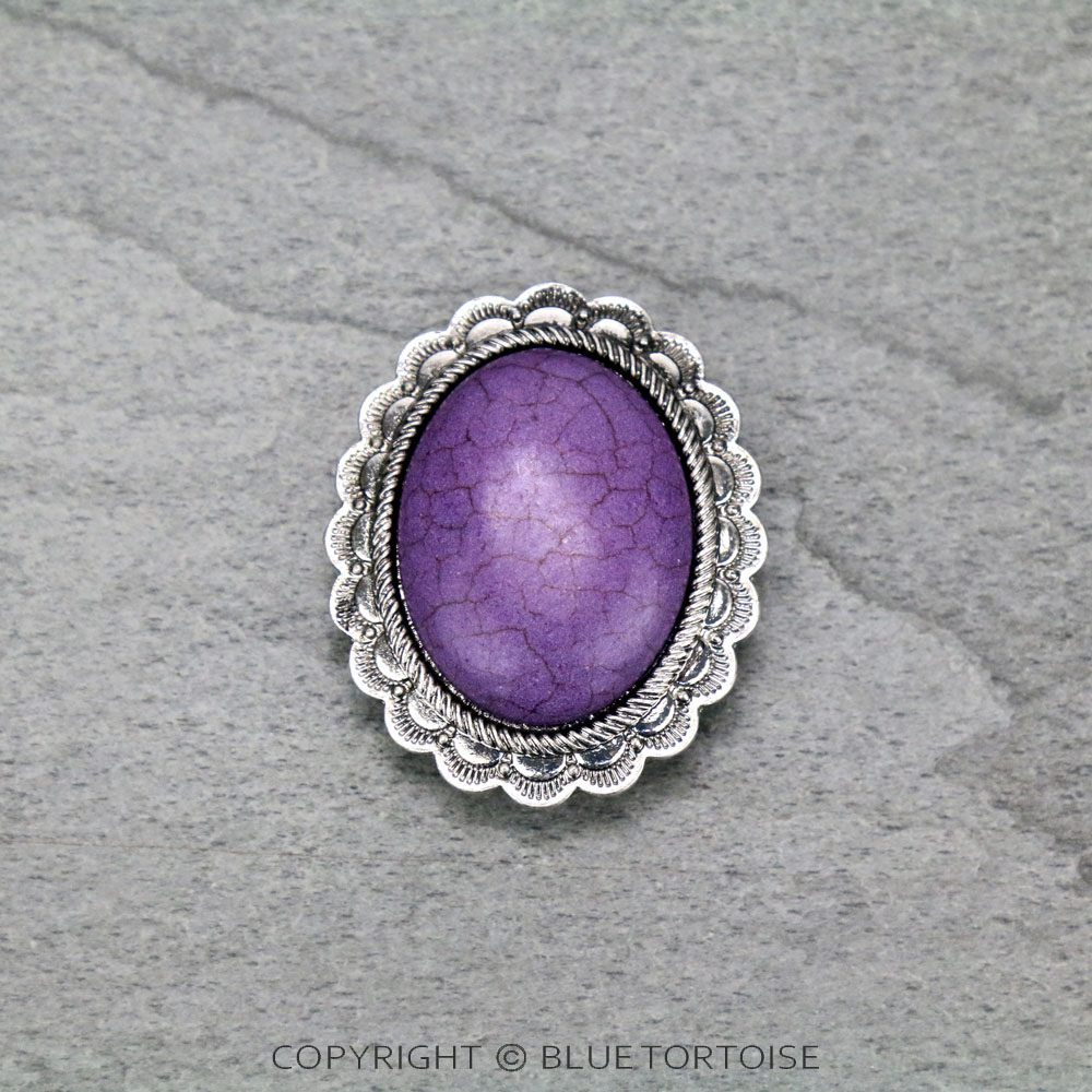 Oval Stone Phone Grip & Stand