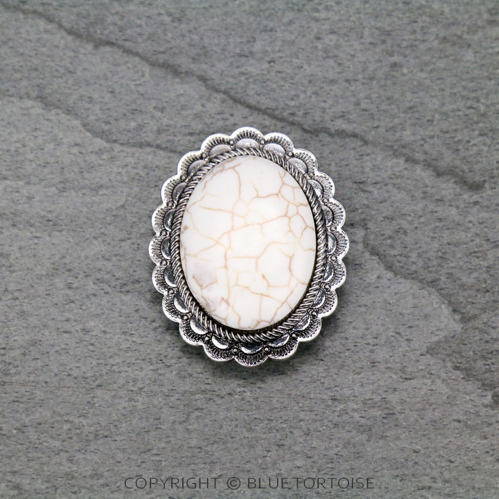 Oval Stone Phone Grip & Stand
