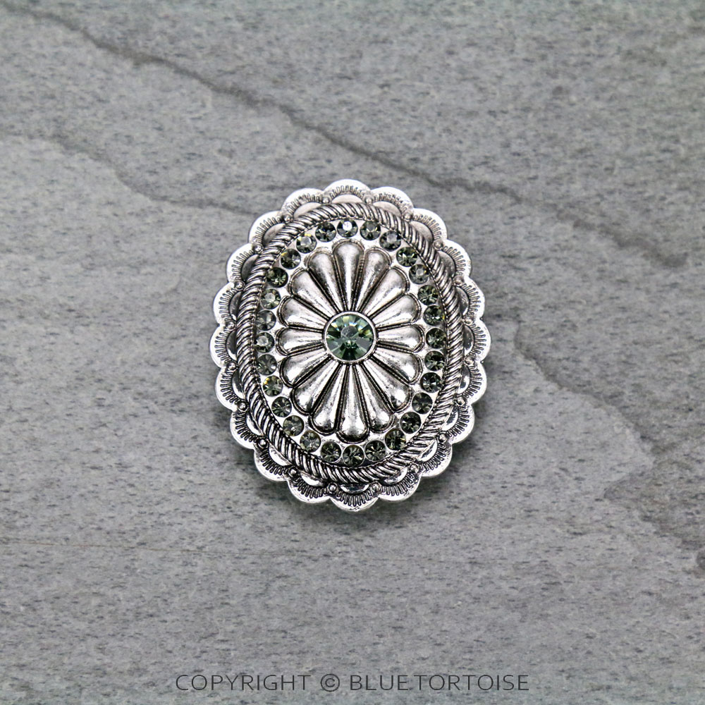 Concho with Rhinestone Phone Grip & Stand
