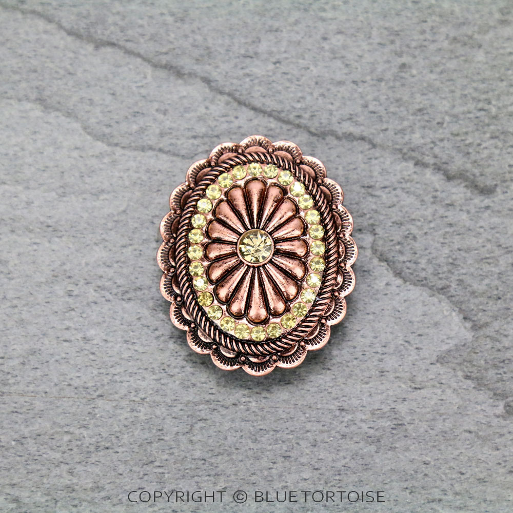 Concho with Rhinestone Phone Grip & Stand