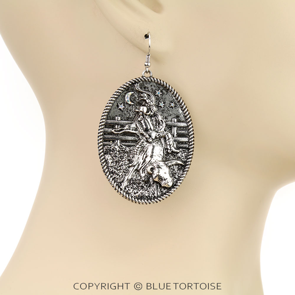 Western Night Rodeo Dangle Earrings - Image 2