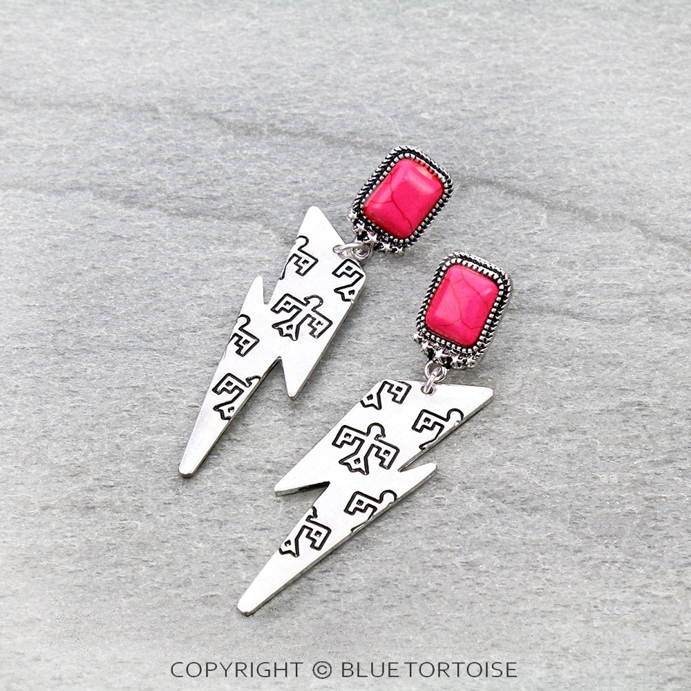 Western Thunderbird Pattern Thunder Stud Earrings