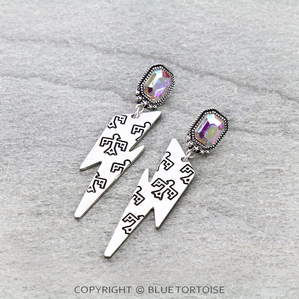 Western Thunderbird Pattern Thunder Stud Earrings