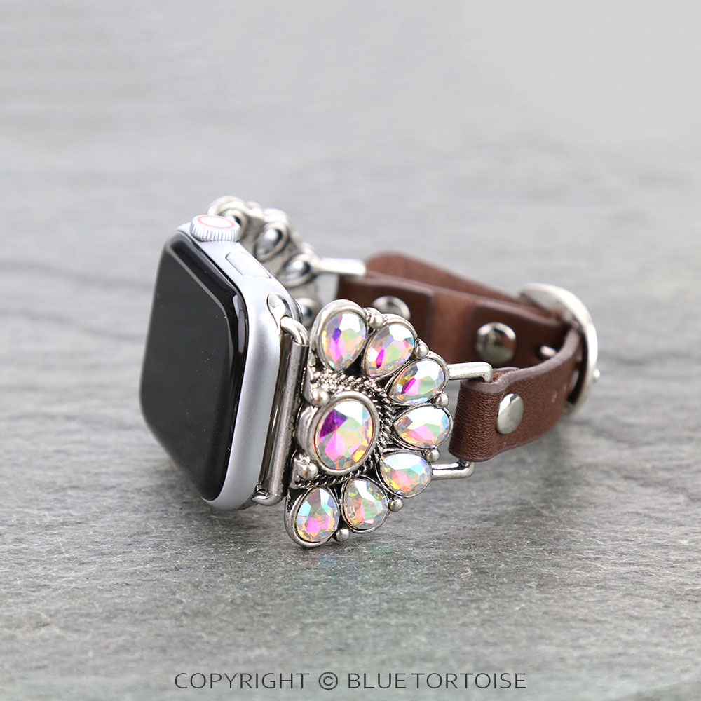 Large Western Style Apple Watch Leather Band - Image 2