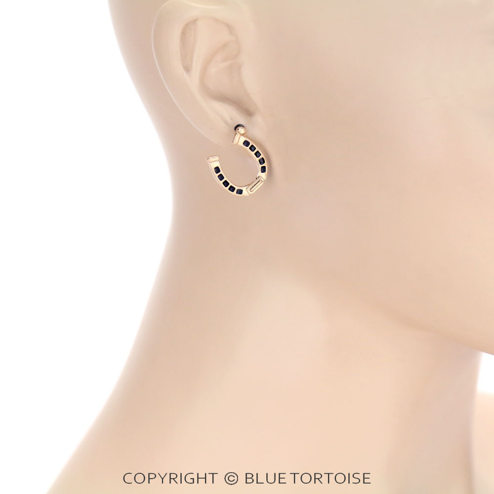 Western Horseshoe Dangle Earrings - Image 2