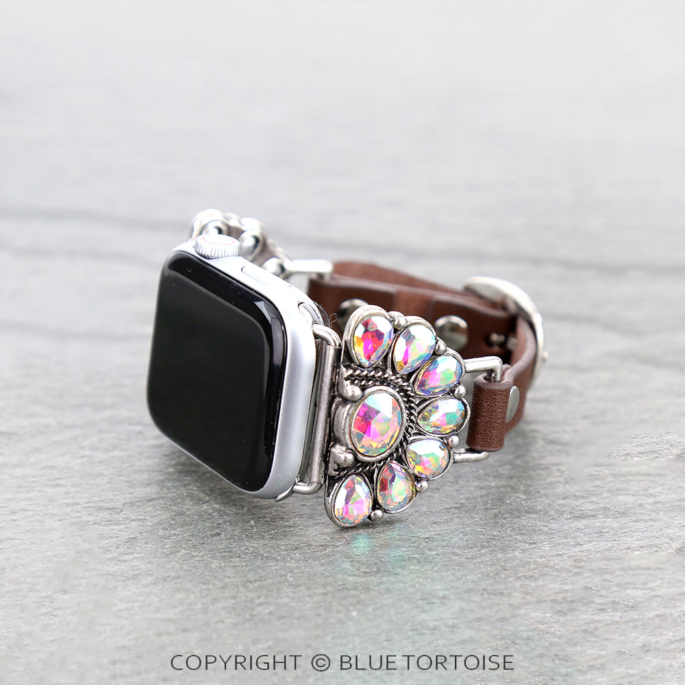 Large Western Style Apple Watch Leather Band - Image 2