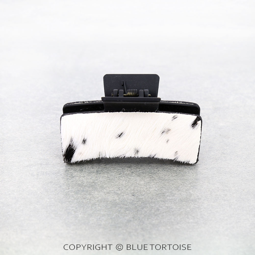 Genuine Cowhide Hair Claw Clip - Image 2