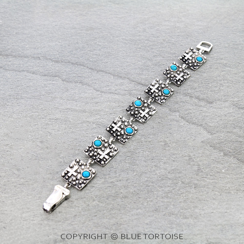 Western Cross Magnetic Bracelet - Image 2
