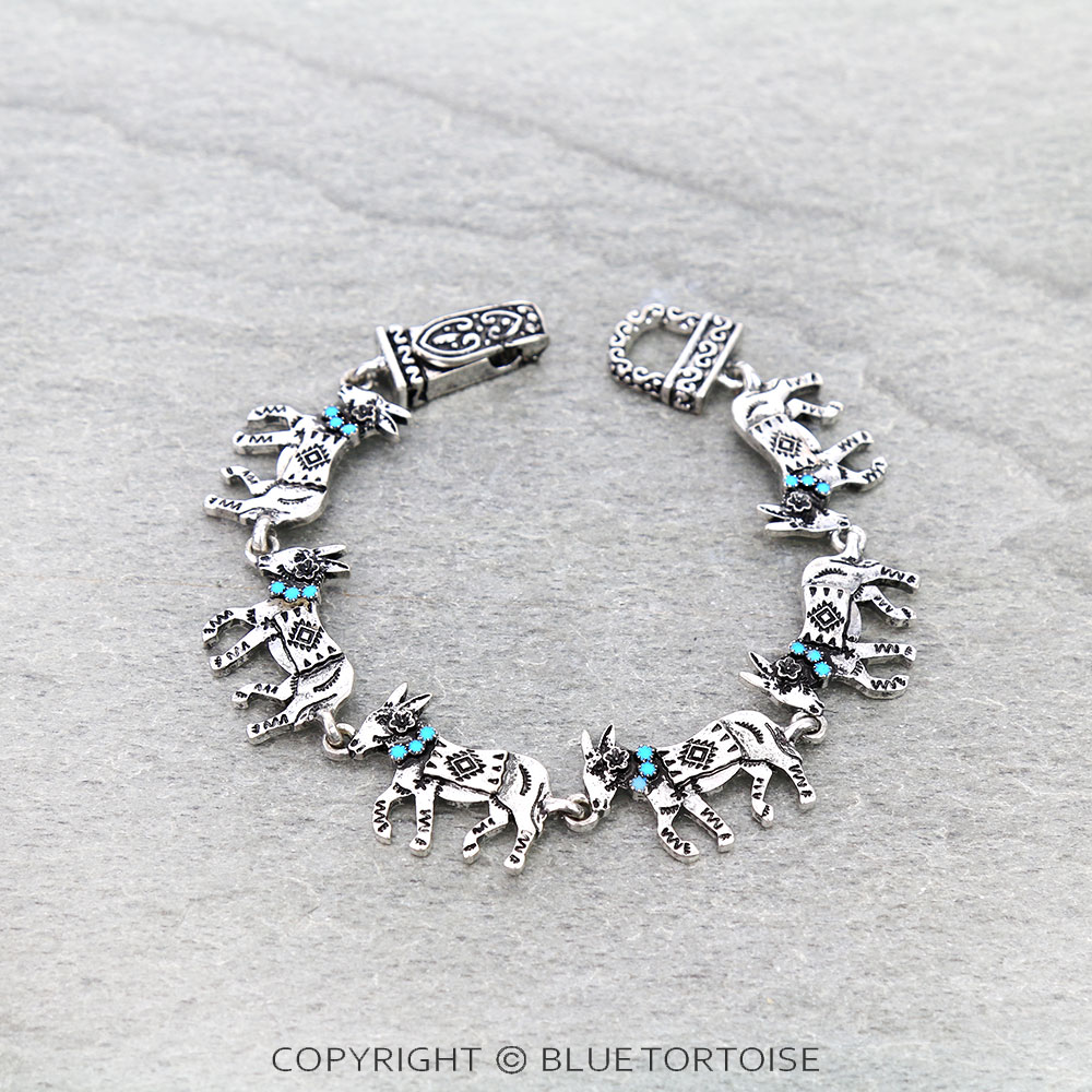 Western Donkey Magnetic Bracelet
