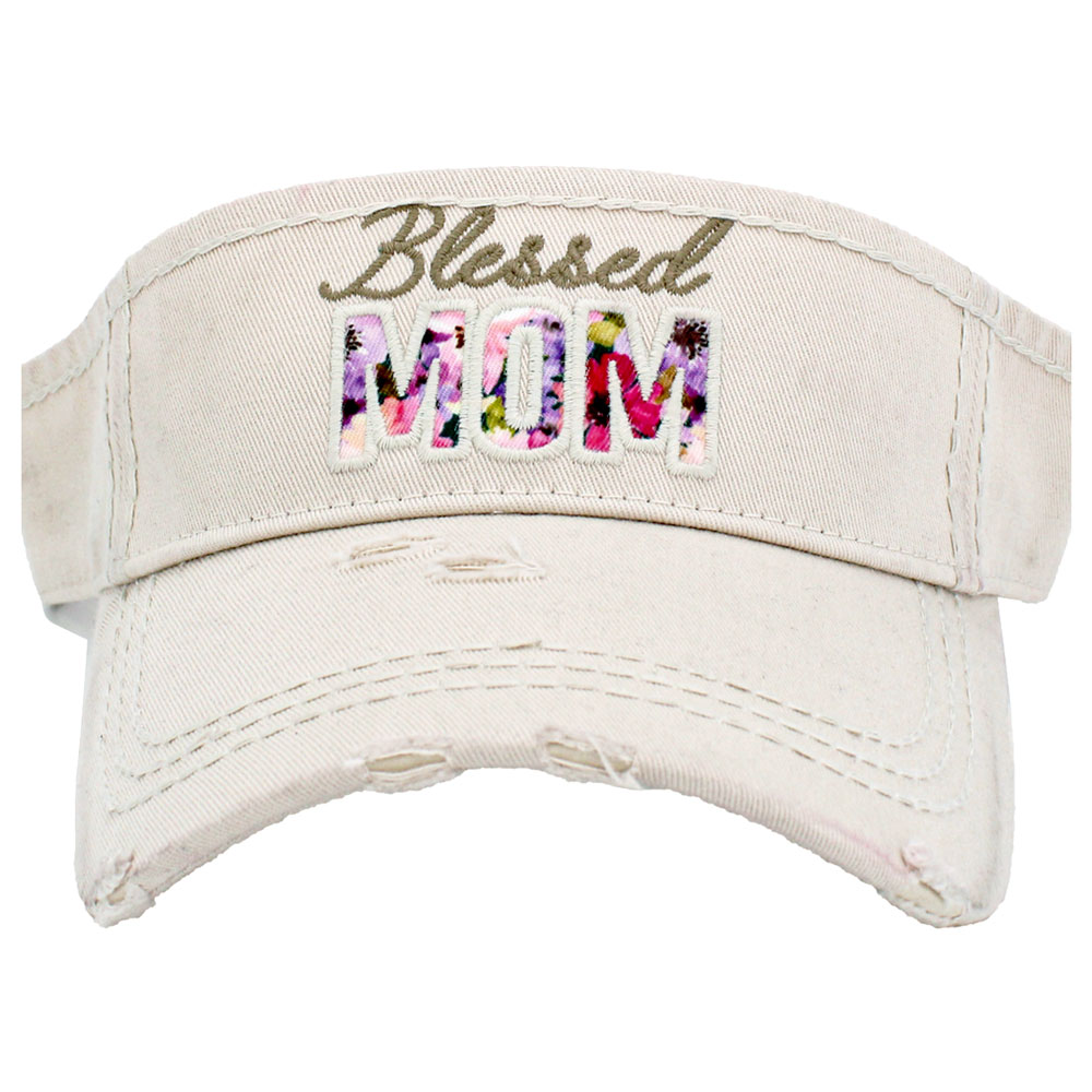 "Blessed MOM" Vintage Sun Visor