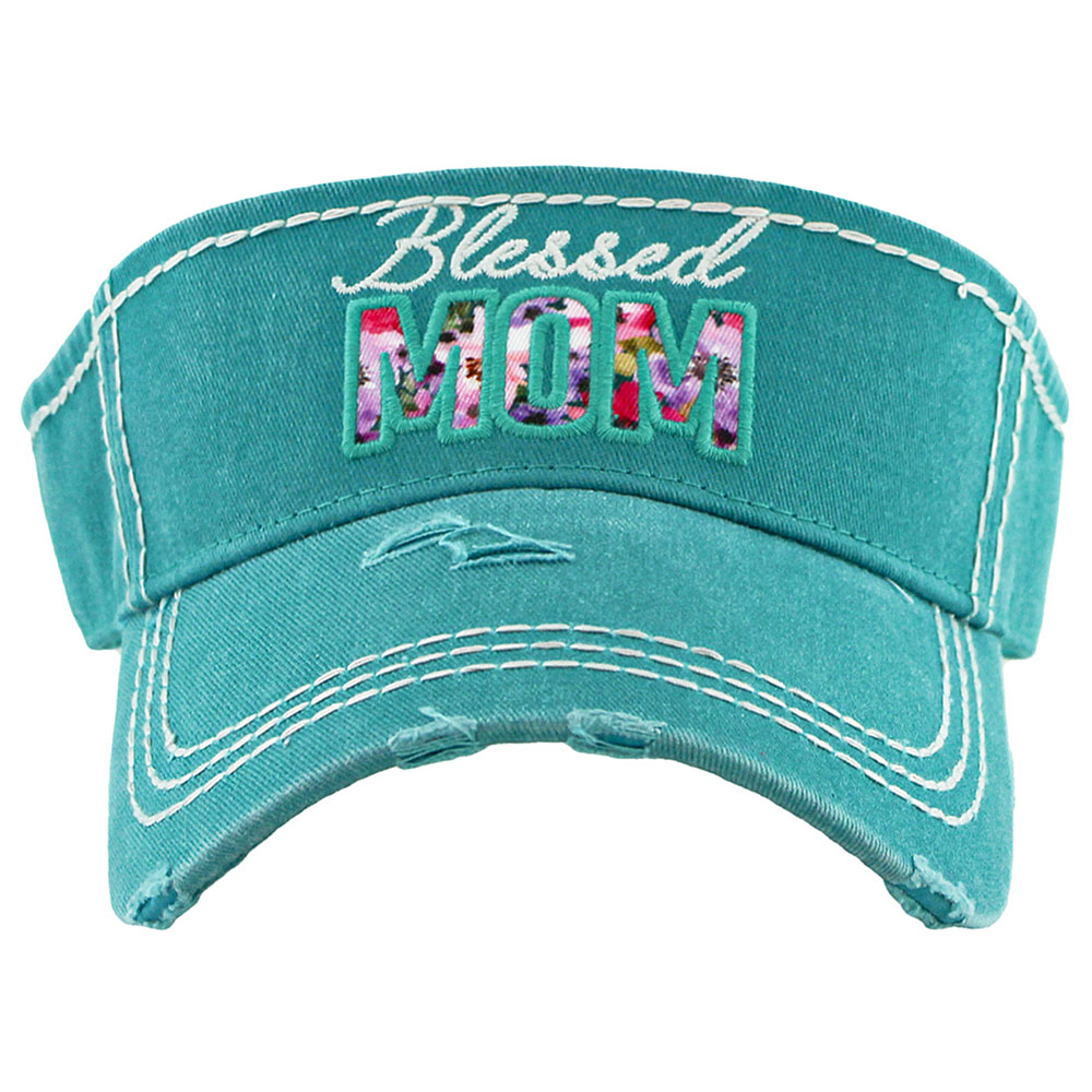 "Blessed MOM" Vintage Sun Visor