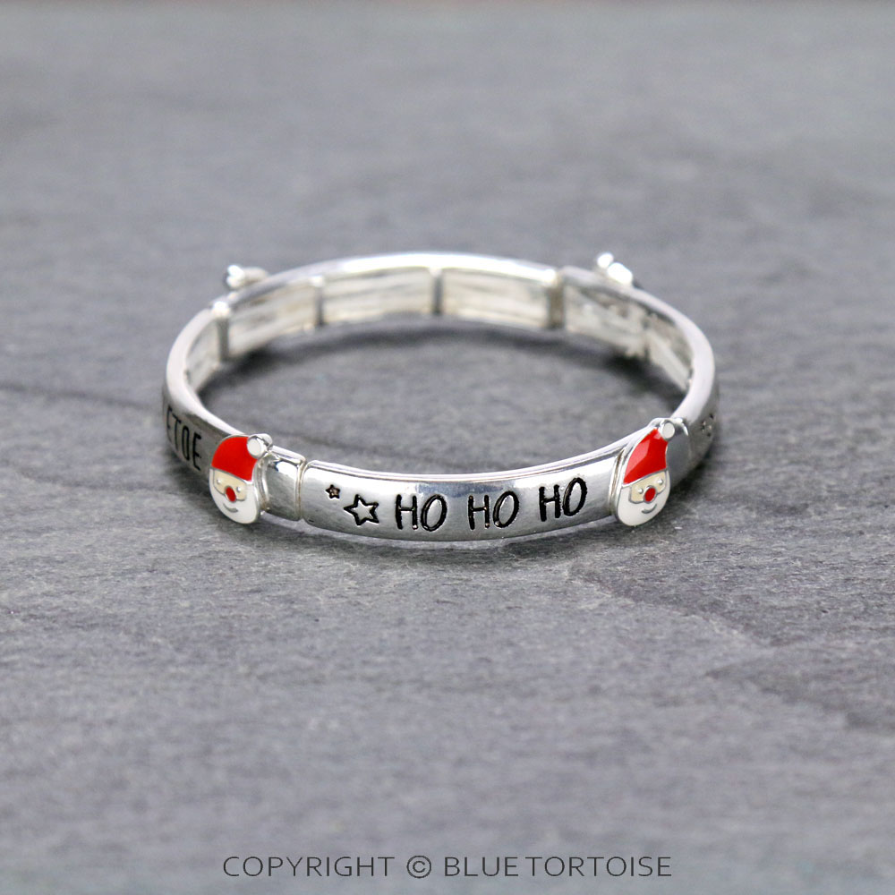Christmas Santa Design Stretch Bracelet