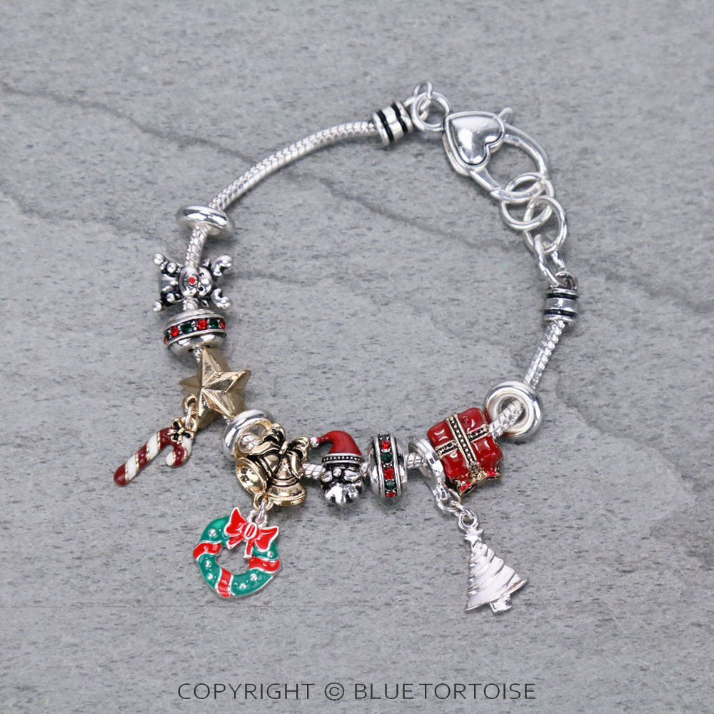 Christmas Theme Charms Bracelet