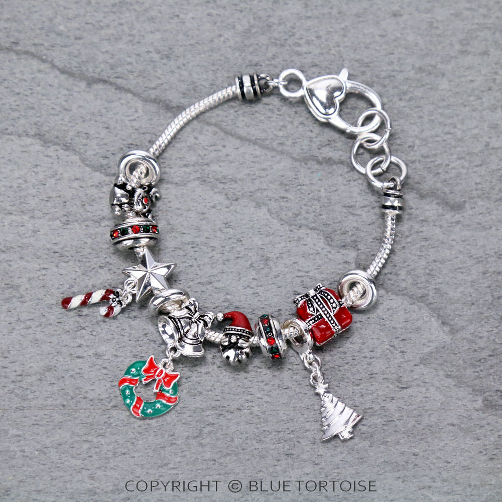 Christmas Theme Charms Bracelet