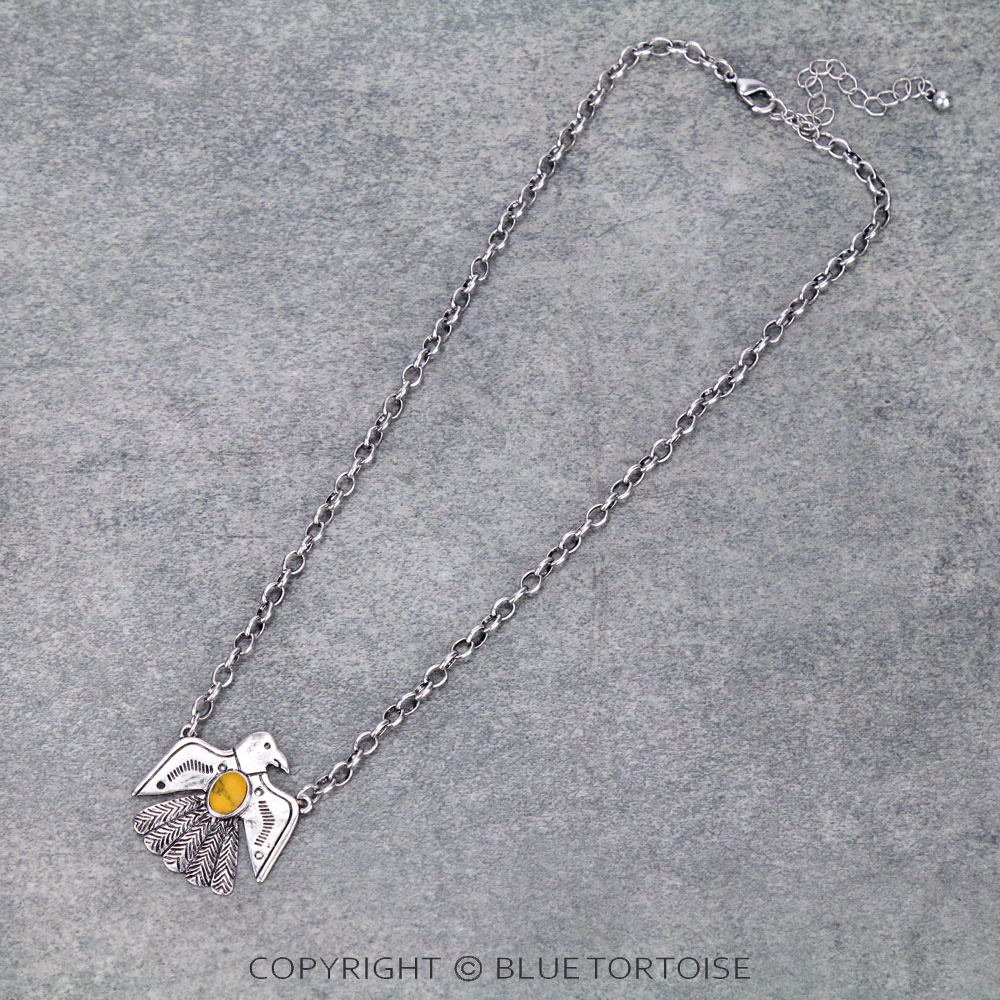 Western Thunderbird Pendant Necklace