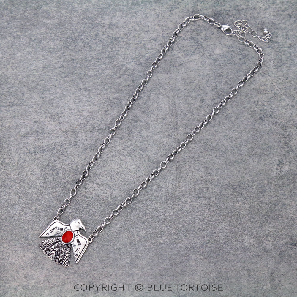 Western Thunderbird Pendant Necklace