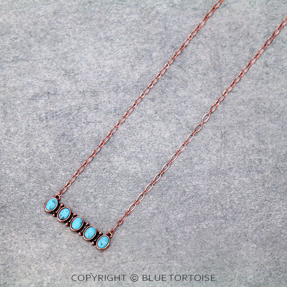 Stone Bar Necklace