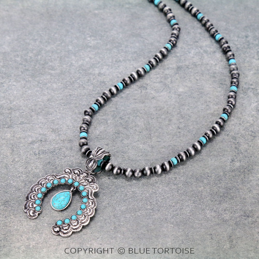 Squash Blossom Pendant Necklace