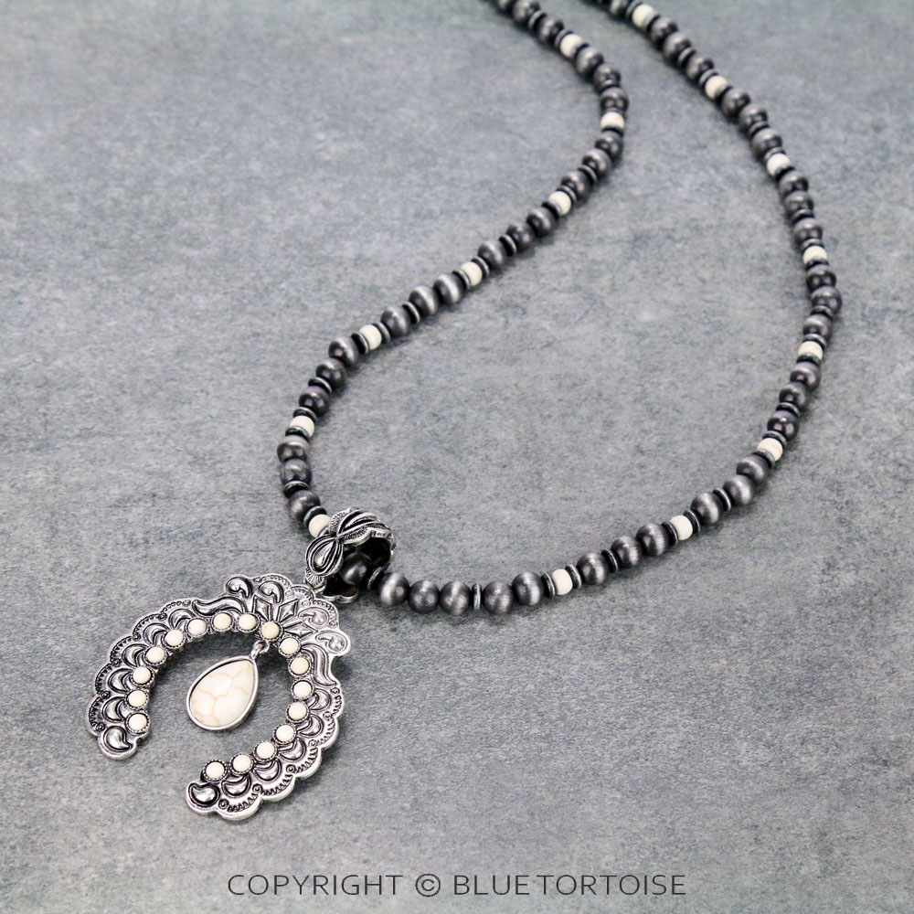 Squash Blossom Pendant Necklace