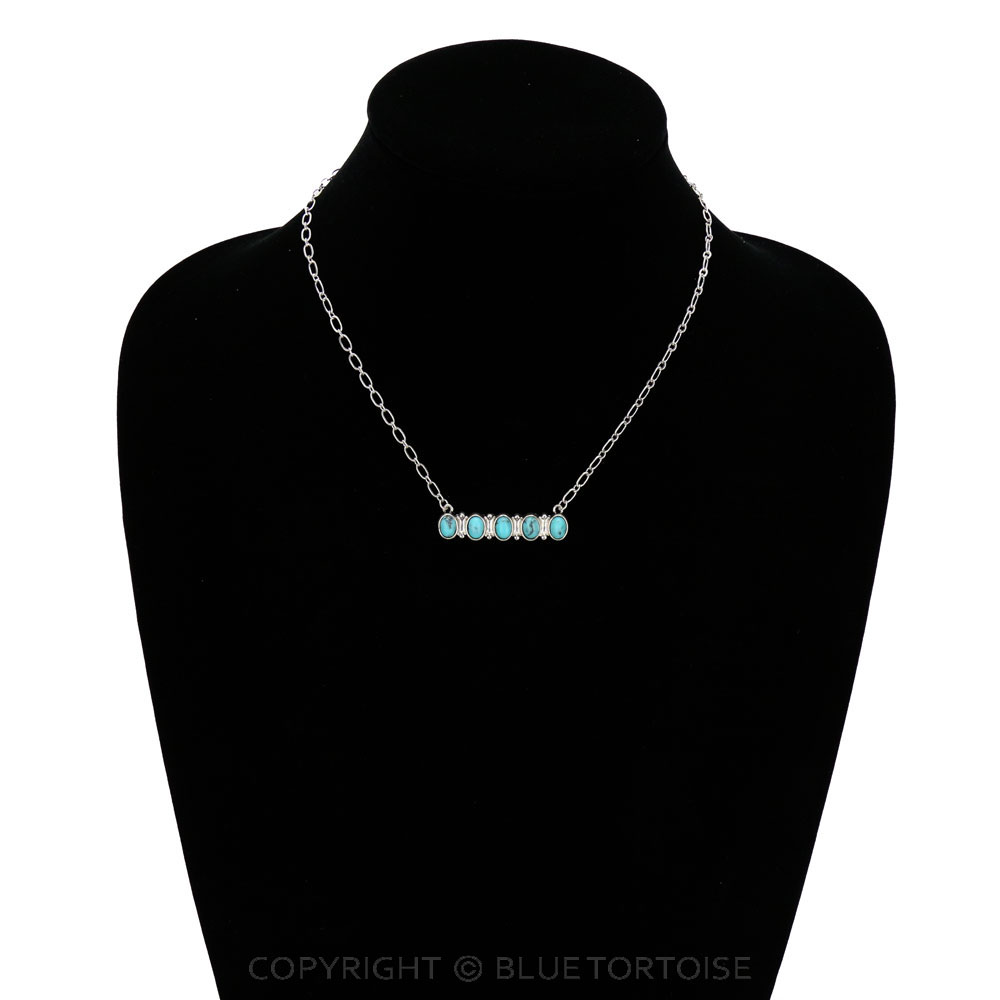 Stone Bar Necklace - Image 2