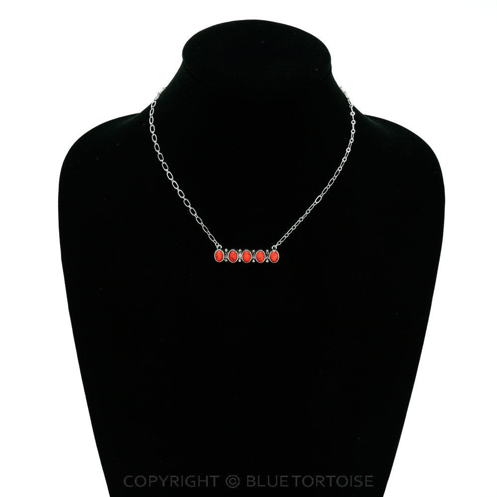 Stone Bar Necklace - Image 2
