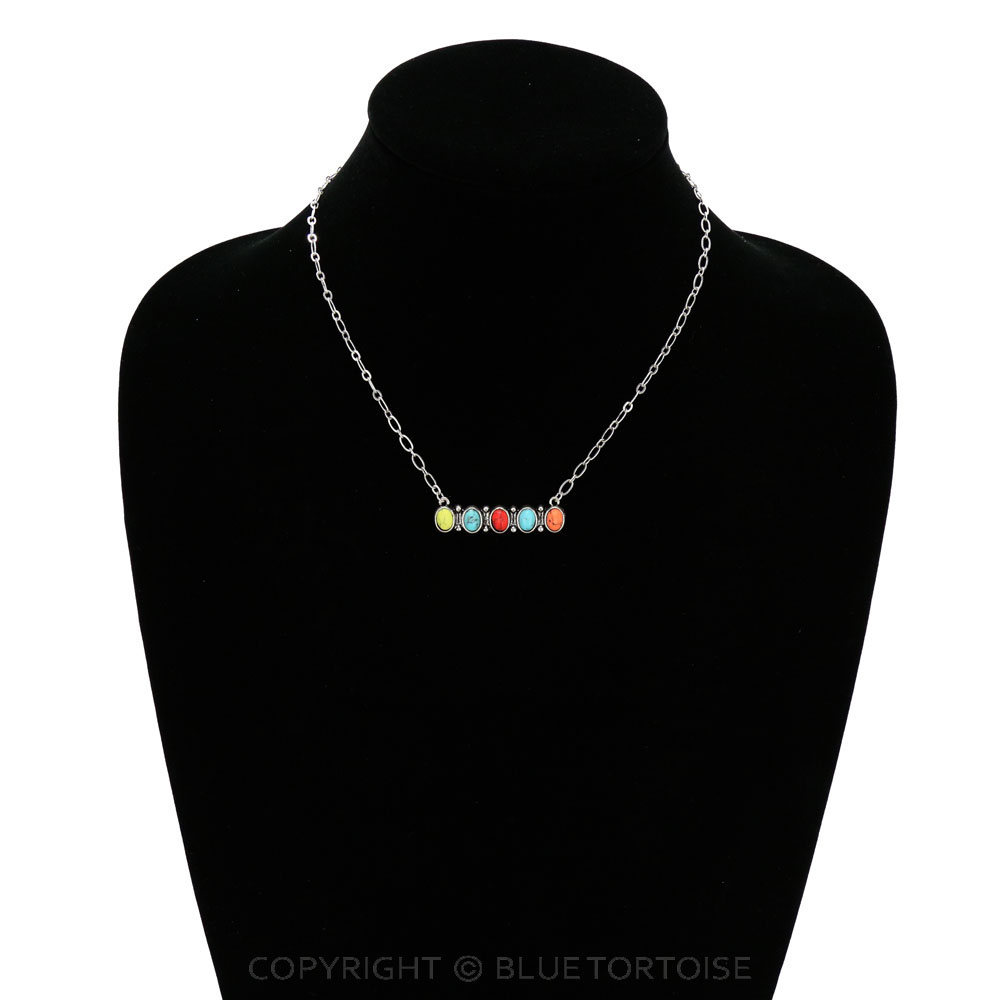 Stone Bar Necklace - Image 2