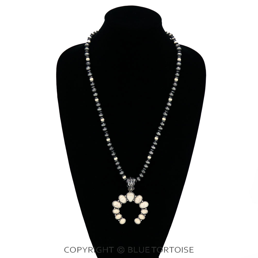 Squash Blossom Pendant Necklace - Image 2