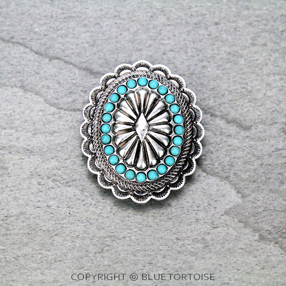 Concho with Stone Phone Grip & Stand