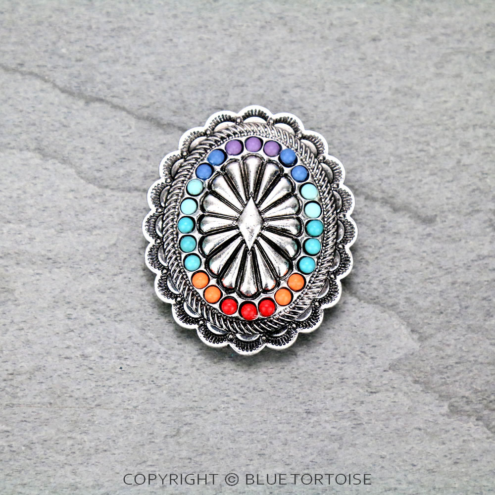 Concho with Stone Phone Grip & Stand
