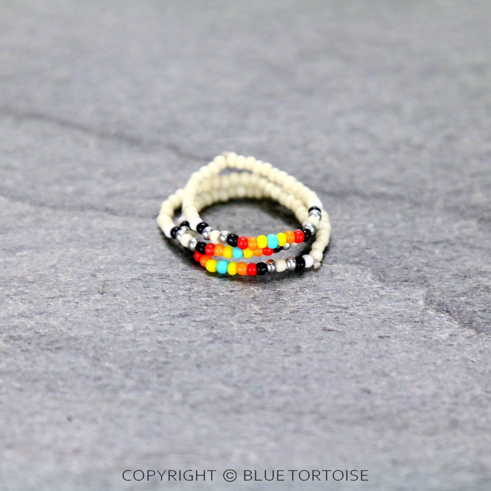 Seed Beads Stackable Ring