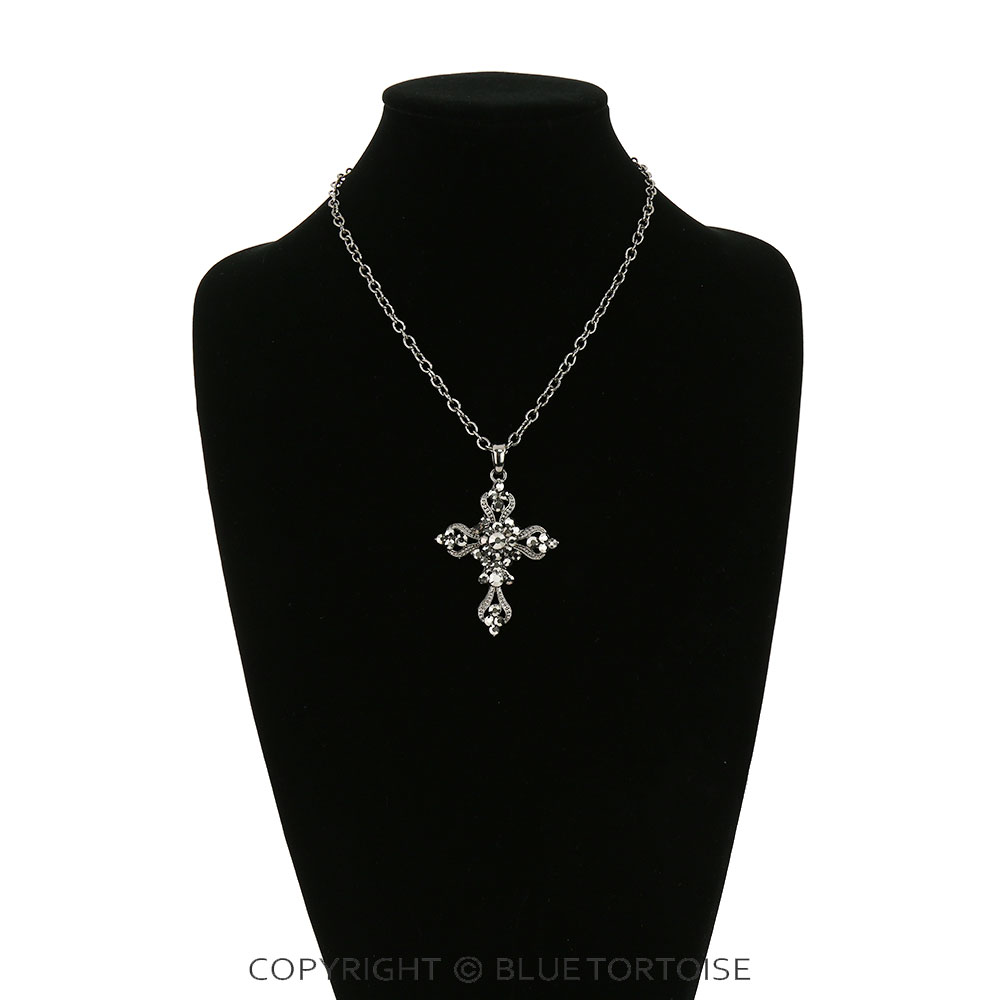 Western Cross Pendant Necklace - Image 2