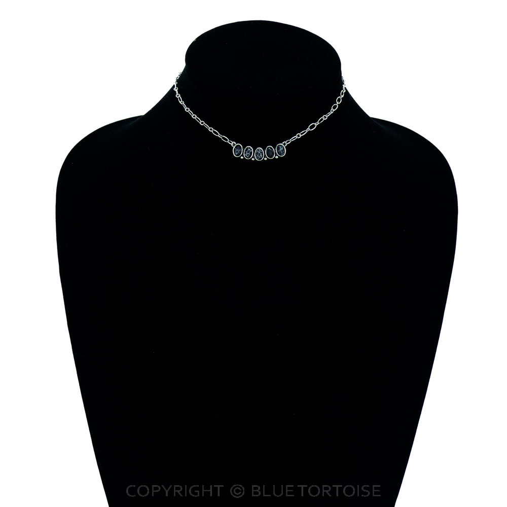 Stone Bar Pendant Choker - Image 2
