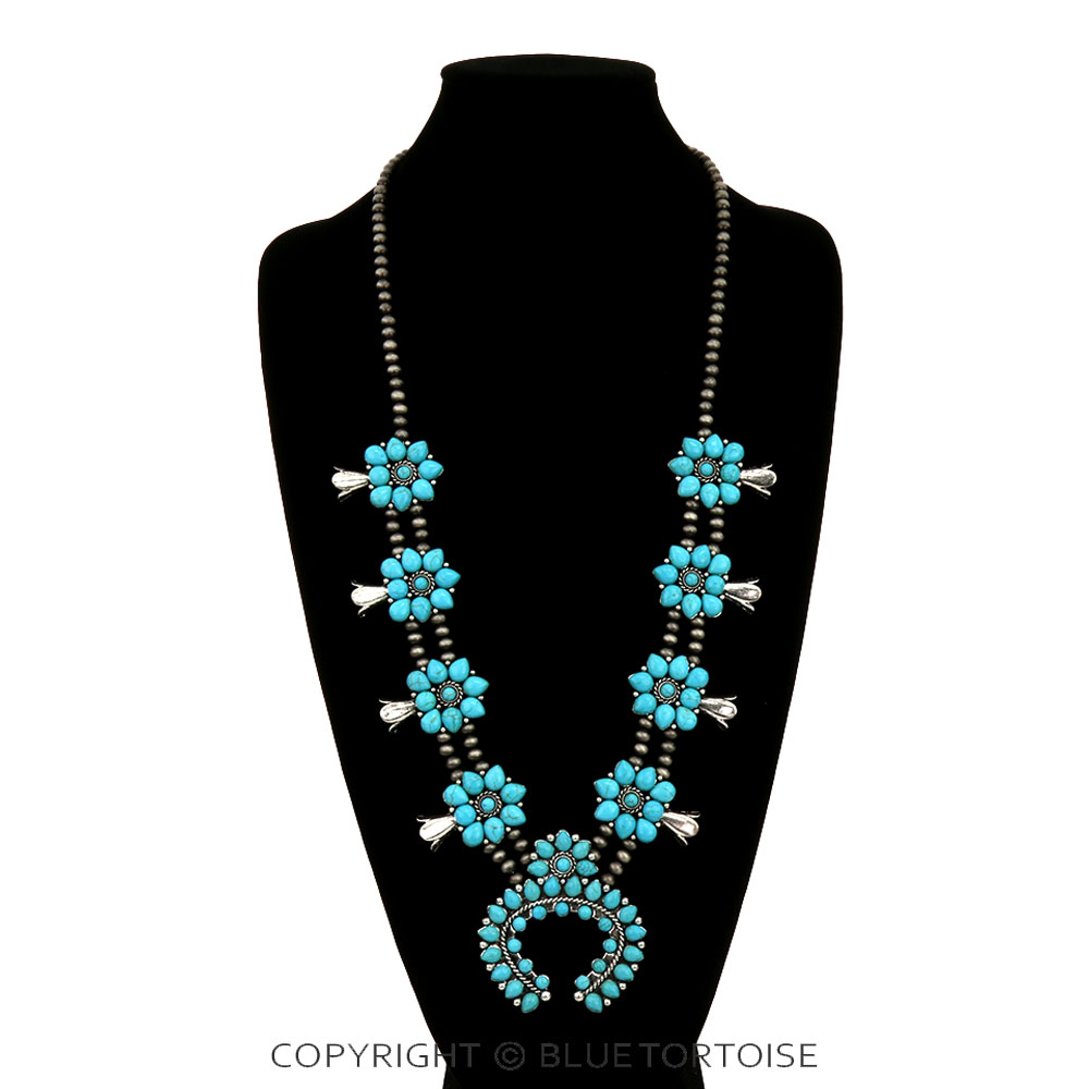 Western Squash Blossom Necklace - Image 2