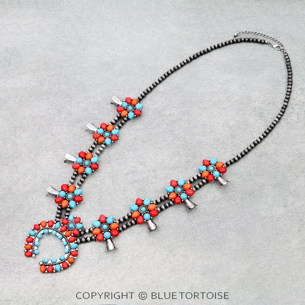 Western Squash Blossom Necklace - Image 3