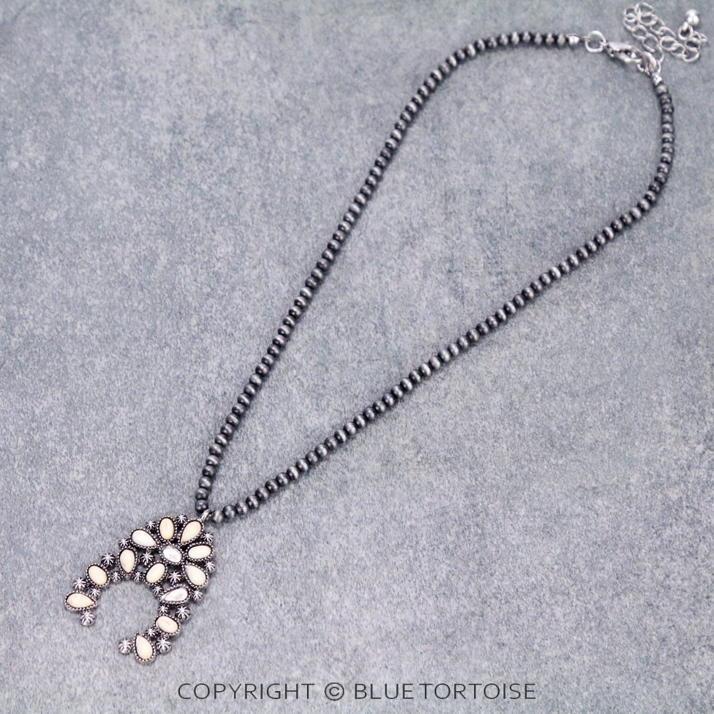 Squash Blossom Pendant Necklace