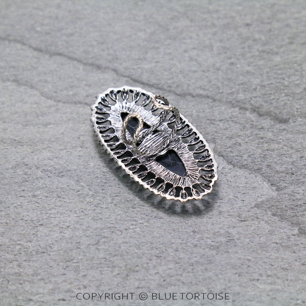 Concho Stone Adjustable Ring - Image 2