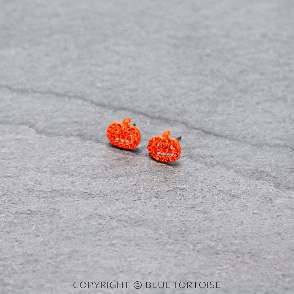 Halloween Pumpkin Stud Earrings