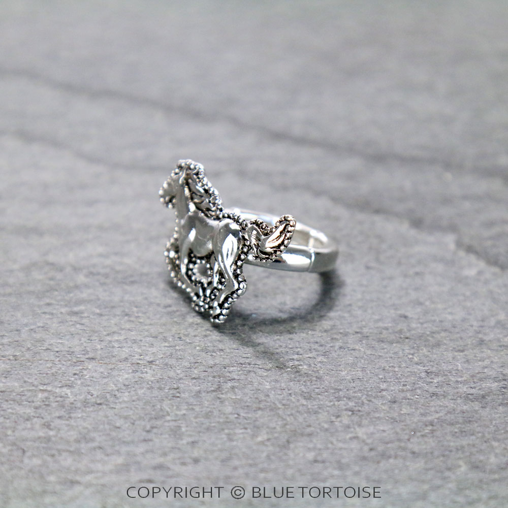 Horse Tailored Ball Texture Stretch Ring - Image 3