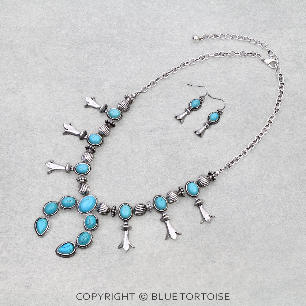 Squash Blossom Necklace Set