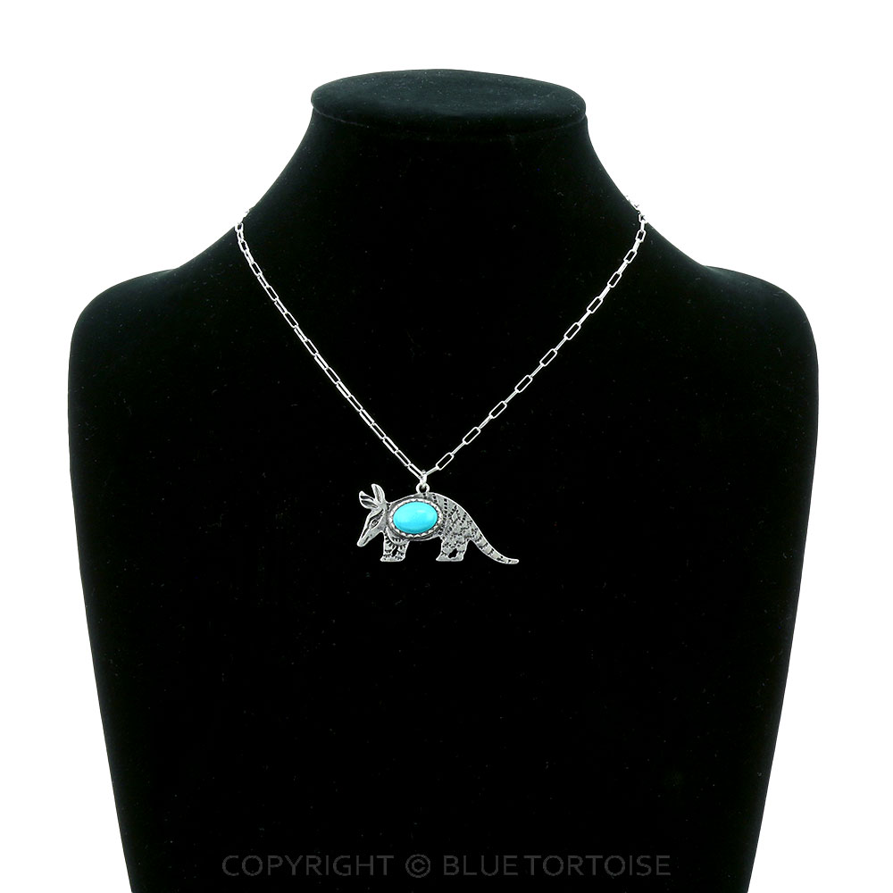 Western Armadillo Stone Necklace - Image 2
