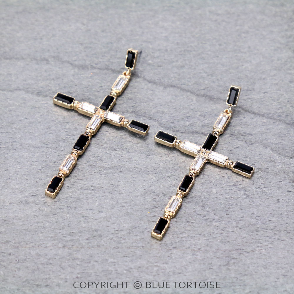 Fashion Cross Stud Earrings