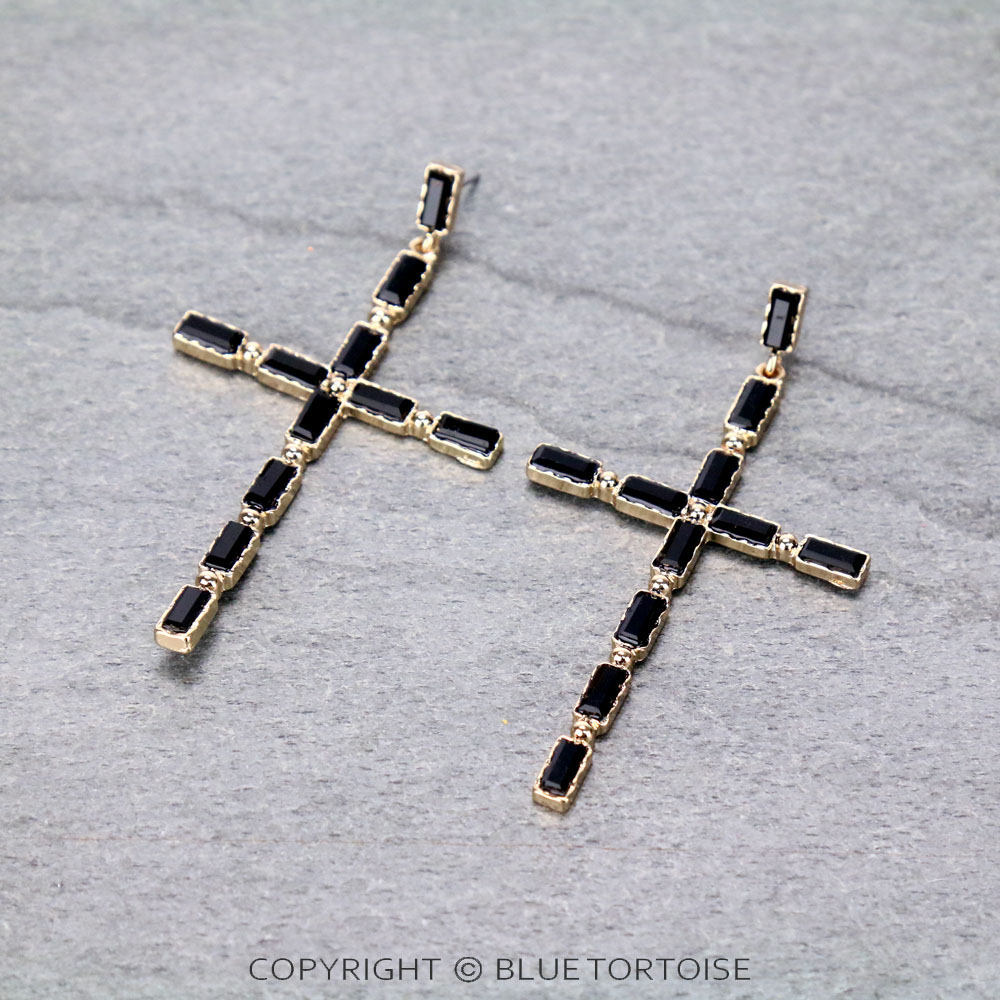 Fashion Cross Stud Earrings