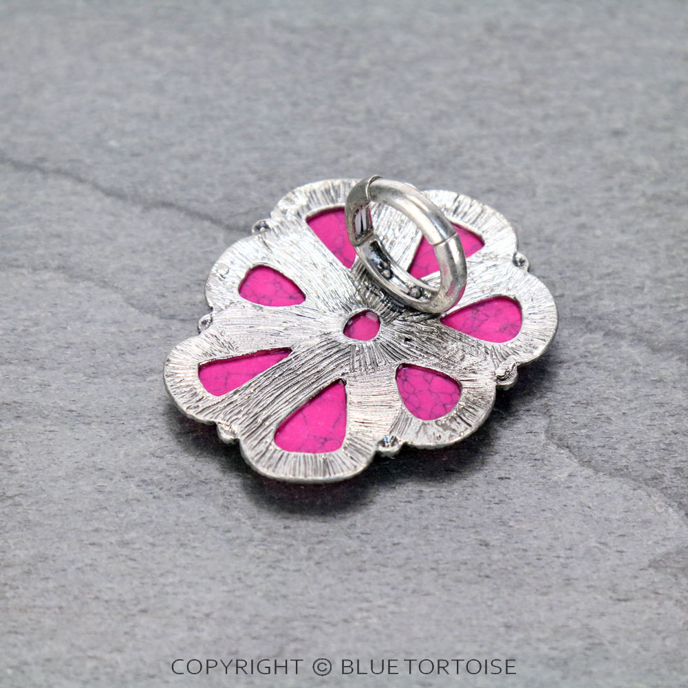 Western Concho Stone Stretch Ring/D - Image 2