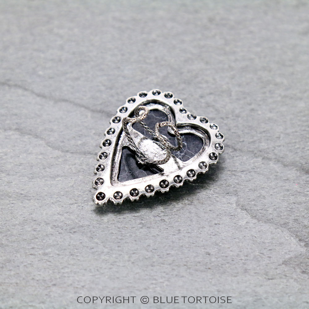 Heart Stone Adjustable Ring - Image 2