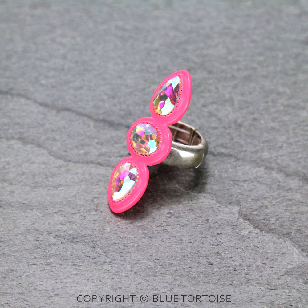 Glass Stone Stretch Ring - Image 3