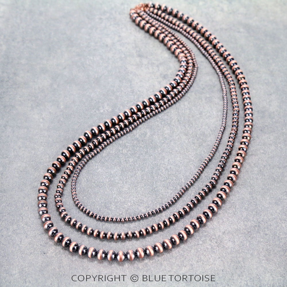 Multi Layered Navajo Style Bead Necklace