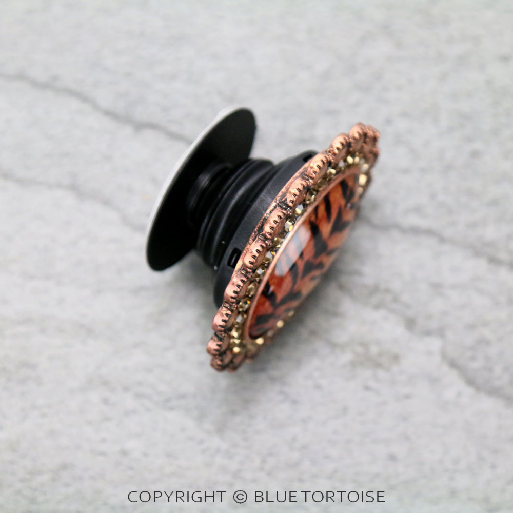 Tiger Bubble Glass Top Phone Grip & Stand - Image 3
