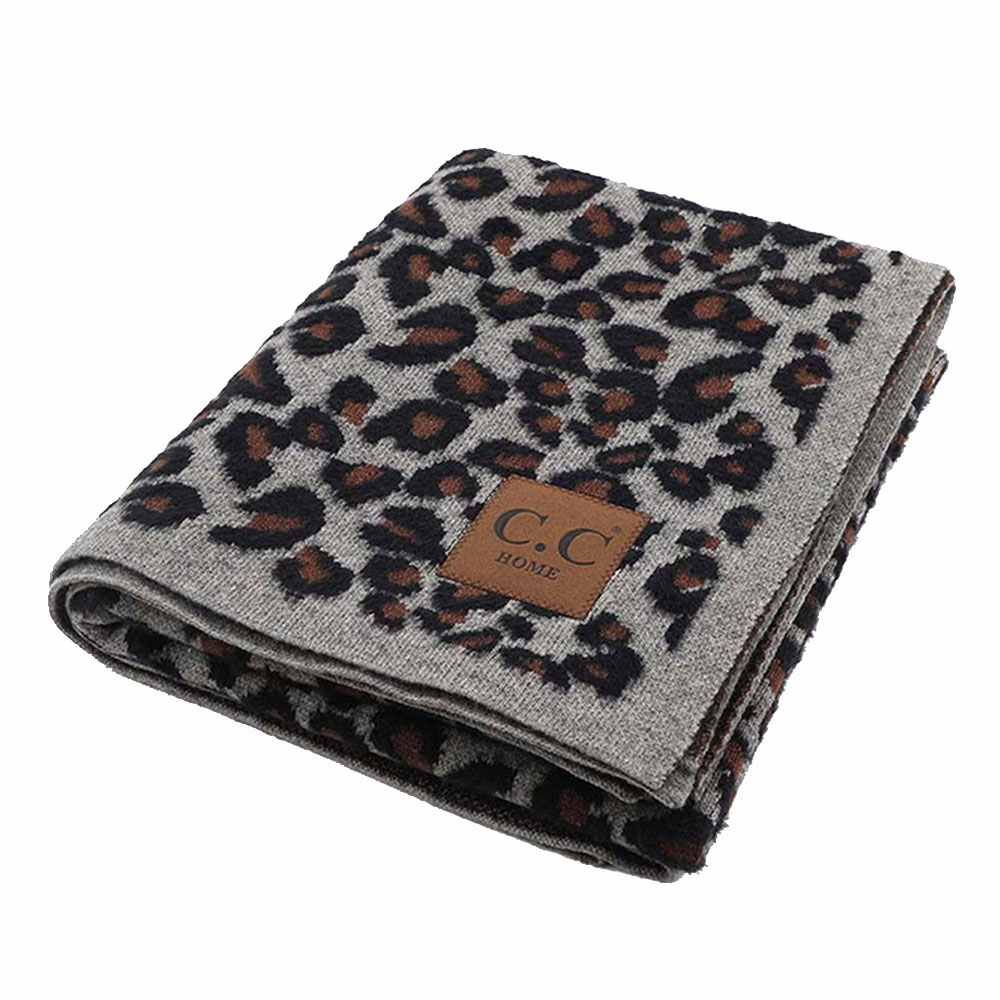 C.C Soft Leopard Throw Blanket - Image 2